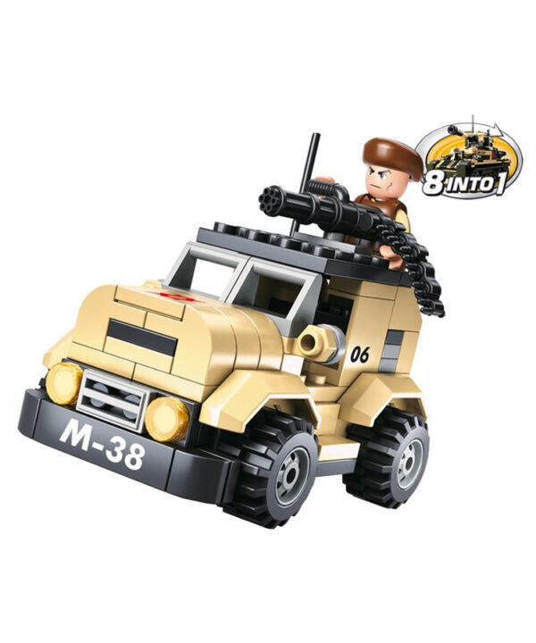 Sluban - B0587A ( Army Patrol Car )