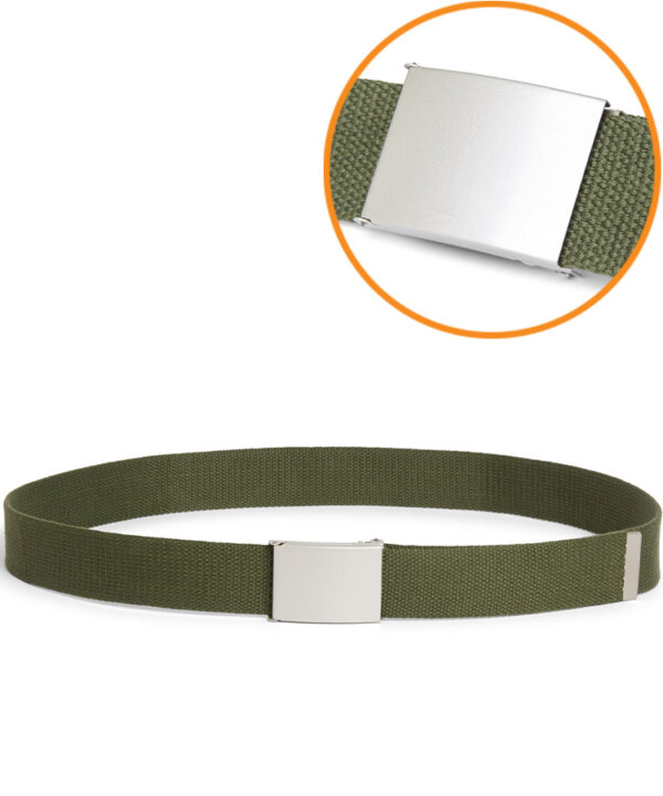 Army Clasp Belt - Olive Green