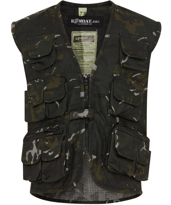 Kids Tactical Vest - BTP Black