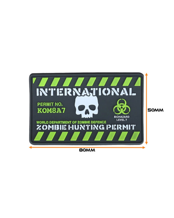 Zombie Hunting Permit Patch