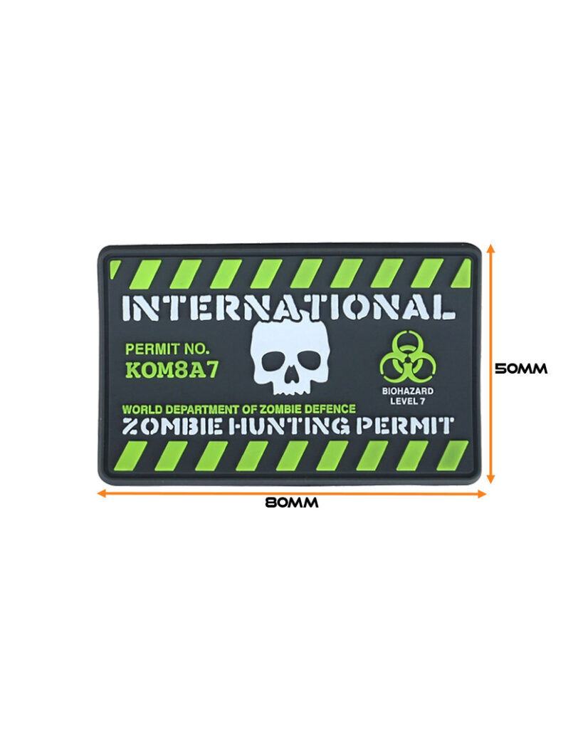 Zombie Hunting Permit Patch