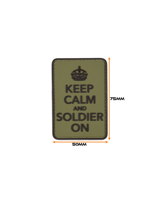 Keep Calm SOLDIER ON - OG Patch