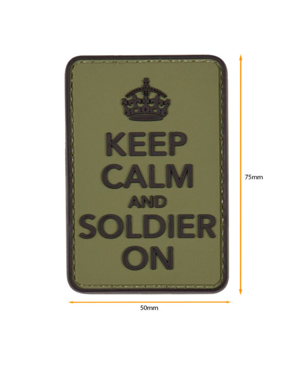 Keep Calm SOLDIER ON - OG Patch