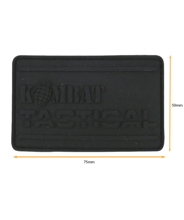 Kombat PVC Tactical Patch - Black