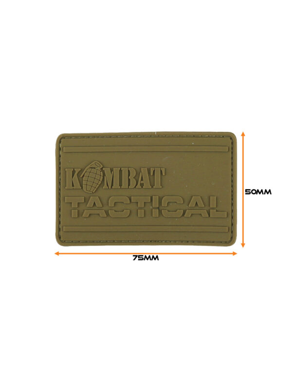 Kombat PVC Tactical Patch - Coyote