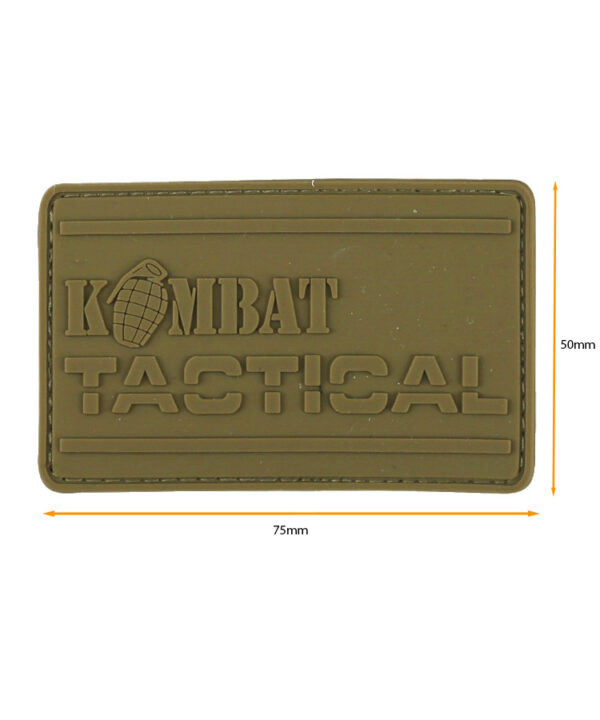 Kombat PVC Tactical Patch - Coyote