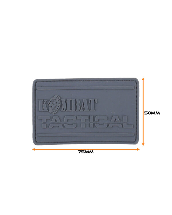 Kombat PVC Tactical Patch - Gunmetal Grey