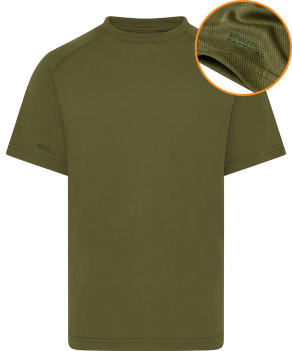 Operators Mesh T-shirt - Olive Green