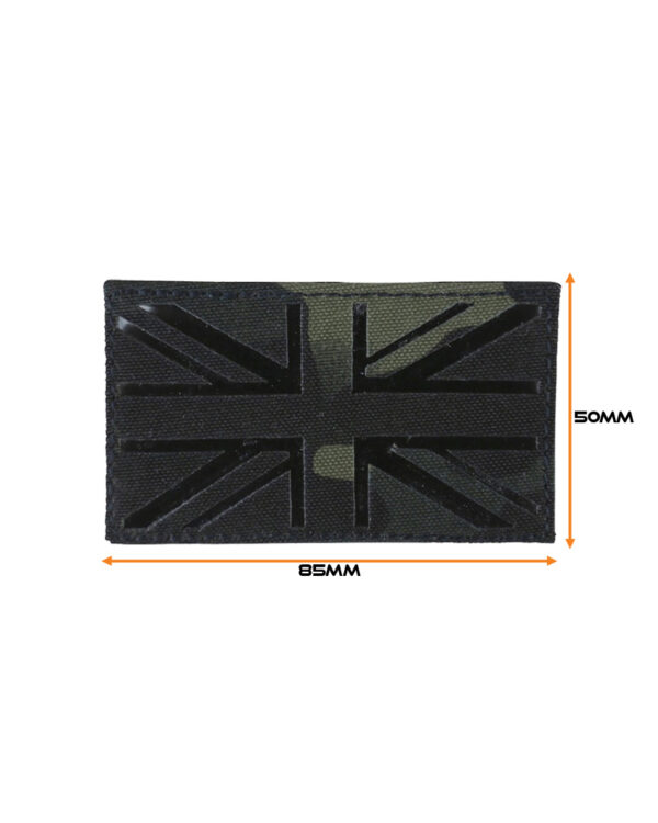 UK Laser Cut Patch - BTP Black