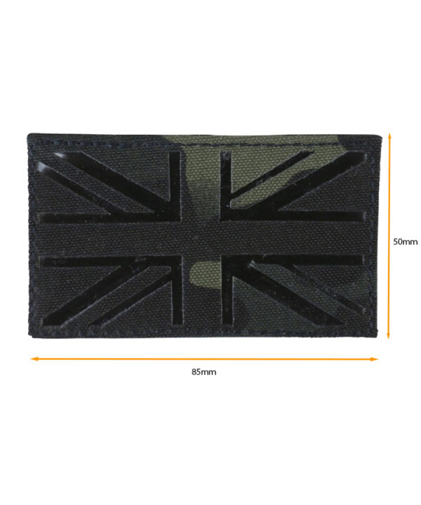 UK Laser Cut Patch - BTP Black