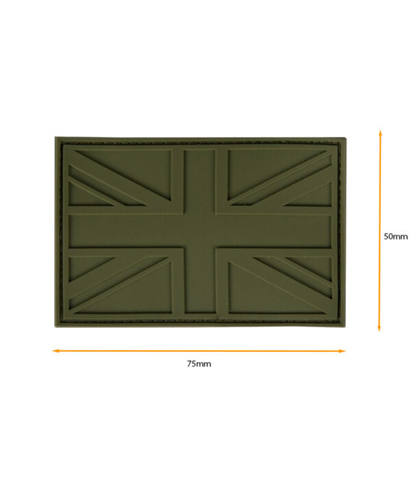 UK PVC Stealth Patch - Olive Green
