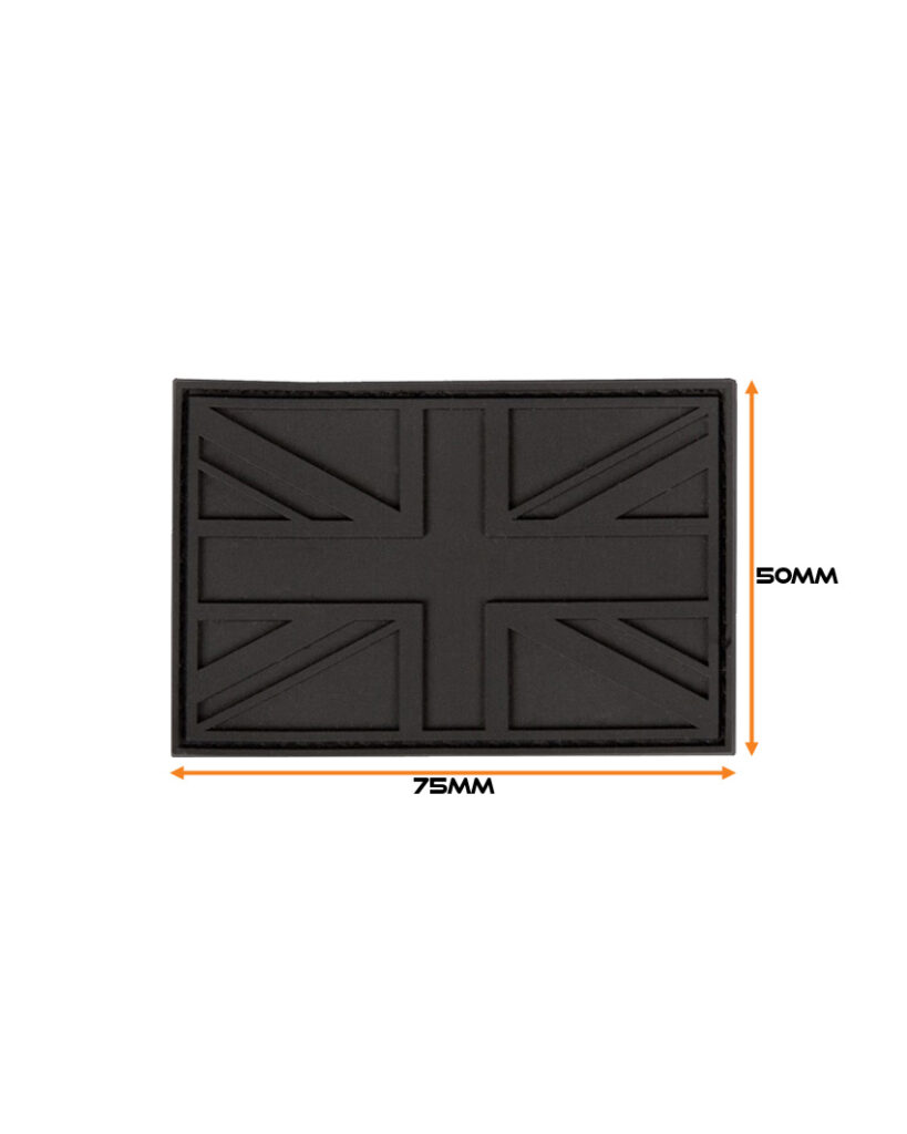 UK PVC Stealth Patch - Black