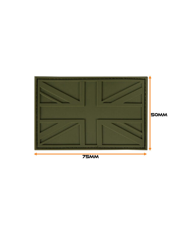 UK PVC Stealth Patch - Olive Green