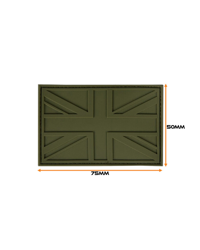 UK PVC Stealth Patch - Olive Green