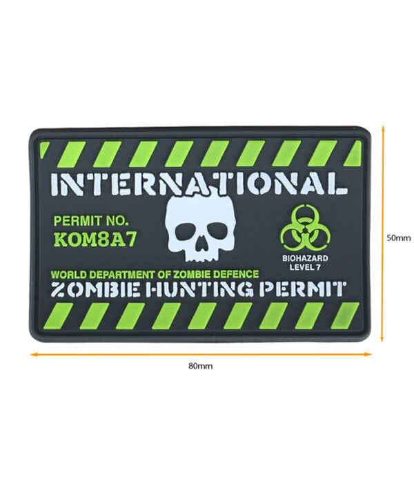 Zombie Hunting Permit Patch