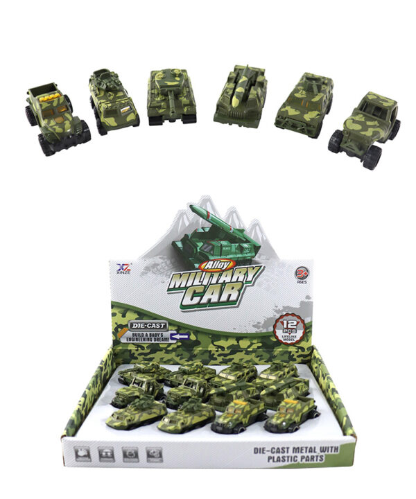 CAMO Die-Cast Military Vehicles - Display box of 12