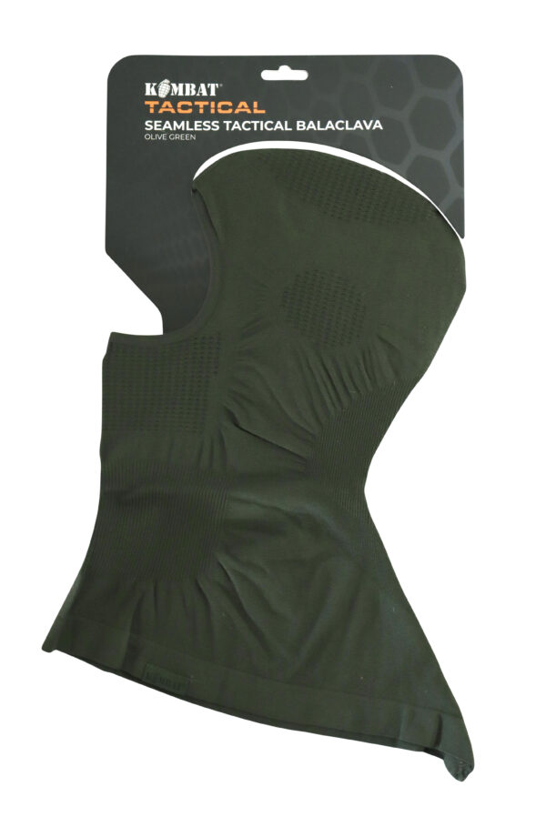 Seamless Tactical Balaclava - Olive Green