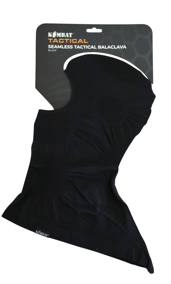 Seamless Tactical Balaclava - Black