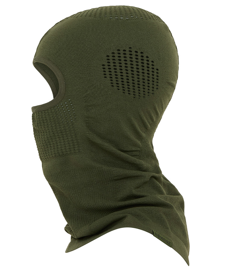 Seamless Tactical Balaclava - Olive Green - Image 3