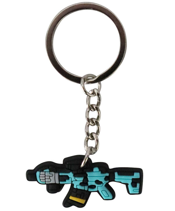 KOMK-026 Rubber Keyring - M4 Blue