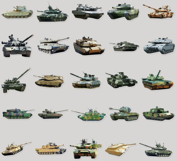 Sticker Set - Tanks - KombatUK