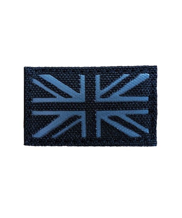 UK Laser Cut Patch - Black/Grey - MINI