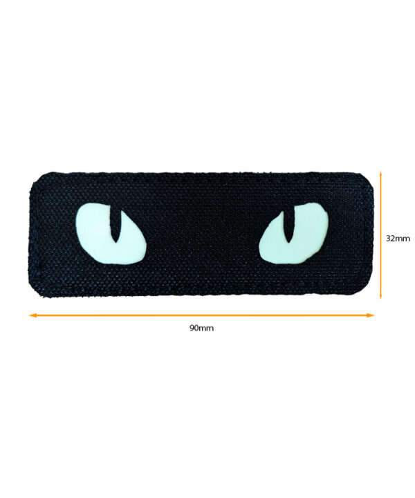 Laser Cut Cats Eyes - Black