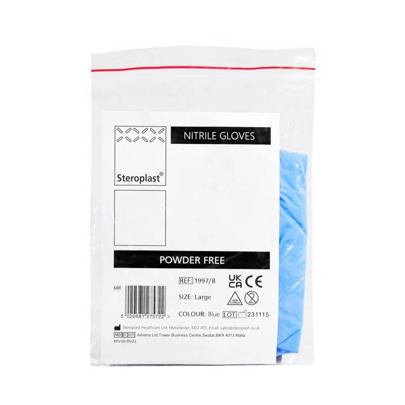 Nitrile Gloves - Blue / Large (pair) - Image 2