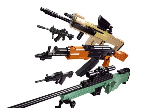 Sluban - B1553 ( Mini Guns ) (display box of 9 models)