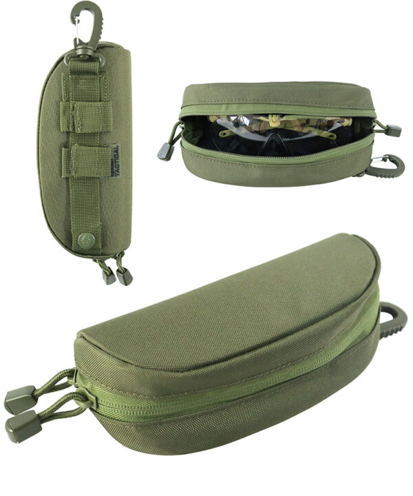Tactical Glasses Case - Olive Green